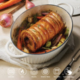 Mesa 5.5 Quart Enameled Cast Iron Oval Dutch Oven