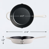 Mesa 10 Inch Enameled Cast Iron Skillet