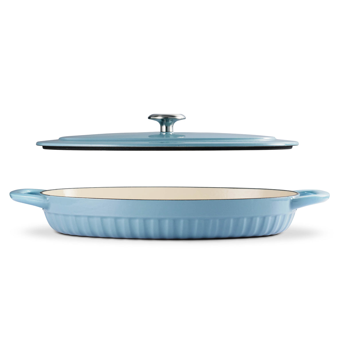 2 Piece Cast Iron Au Gratin Dish