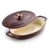 2 Piece Cast Iron Au Gratin Dish
