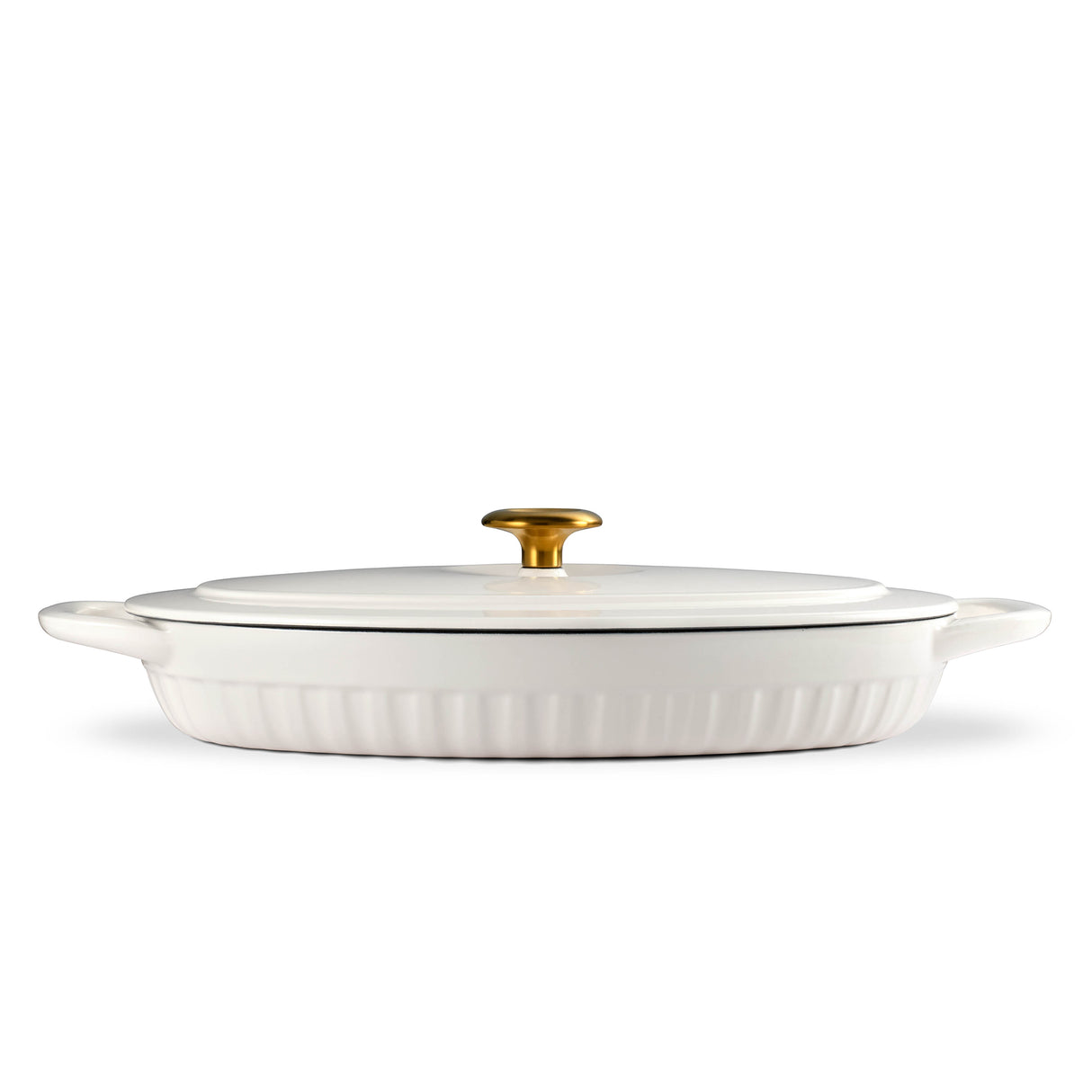 2 Piece Cast Iron Au Gratin Dish
