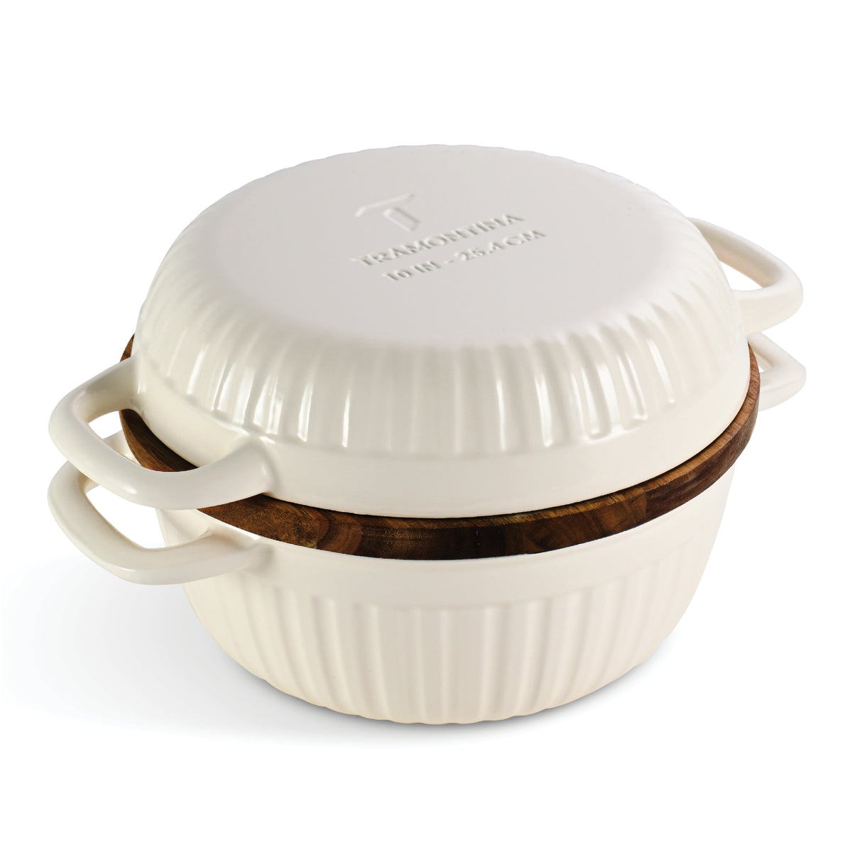 3-in-1 Enameled Cast Iron Multi-Oven with Trivet