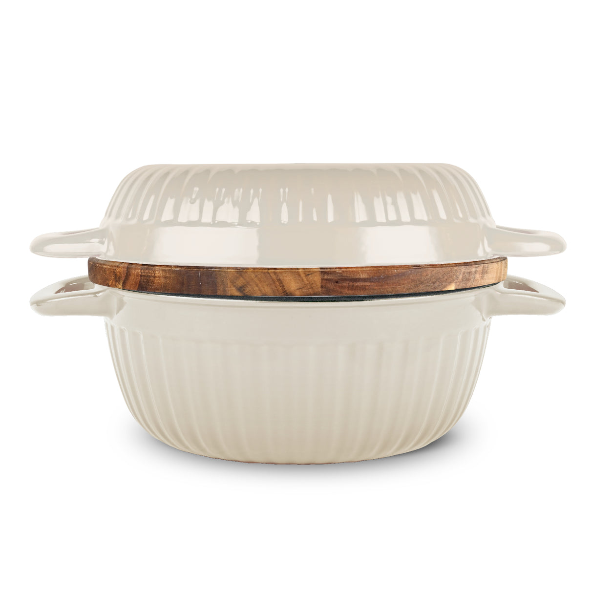 3-in-1 Enameled Cast Iron Multi-Oven with Trivet