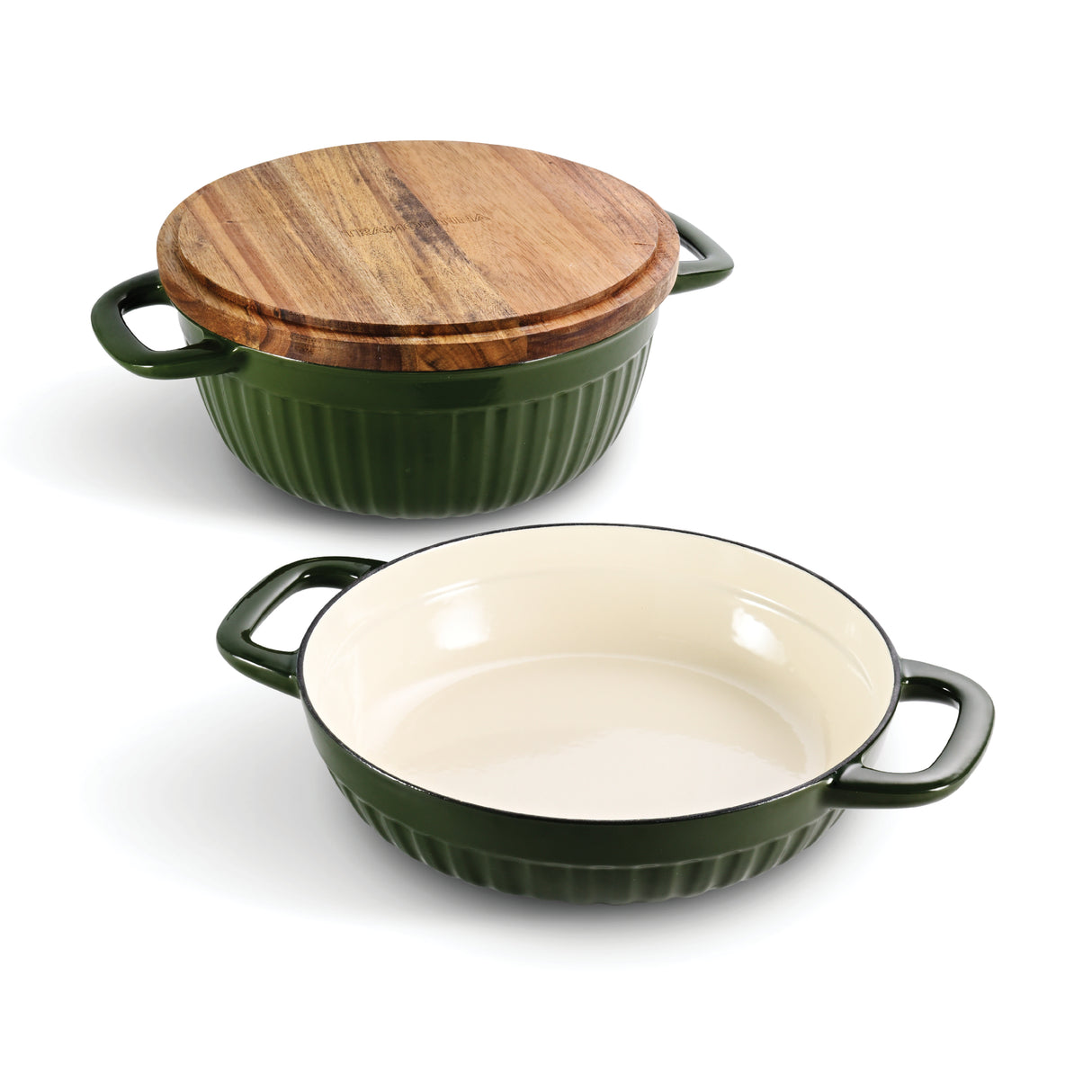 3-in-1 Enameled Cast Iron Multi-Oven with Trivet