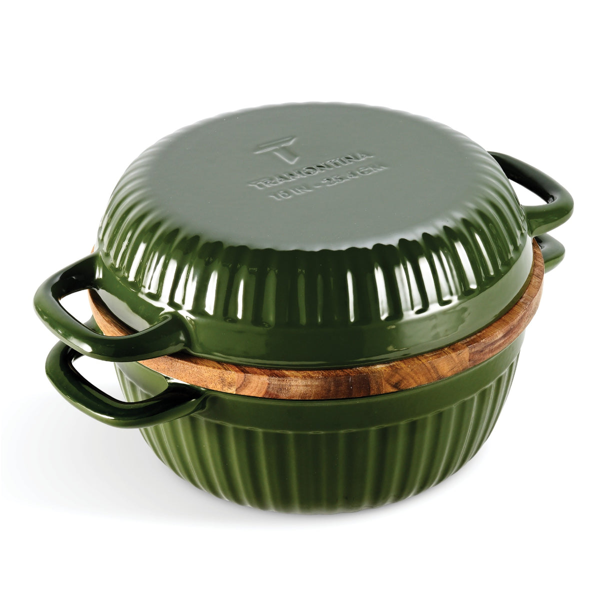 3-in-1 Enameled Cast Iron Multi-Oven with Trivet