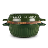 3-in-1 Enameled Cast Iron Multi-Oven with Trivet