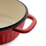 3-in-1 Enameled Cast Iron Multi-Oven with Trivet