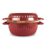 3-in-1 Enameled Cast Iron Multi-Oven with Trivet