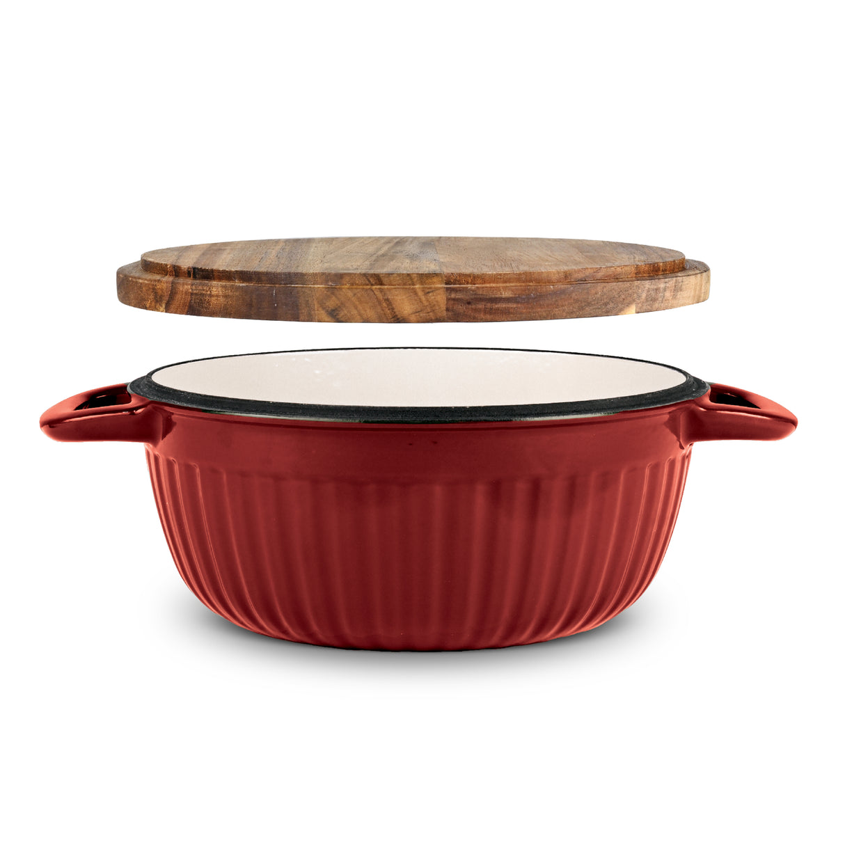3-in-1 Enameled Cast Iron Multi-Oven with Trivet