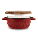 3-in-1 Enameled Cast Iron Multi-Oven with Trivet