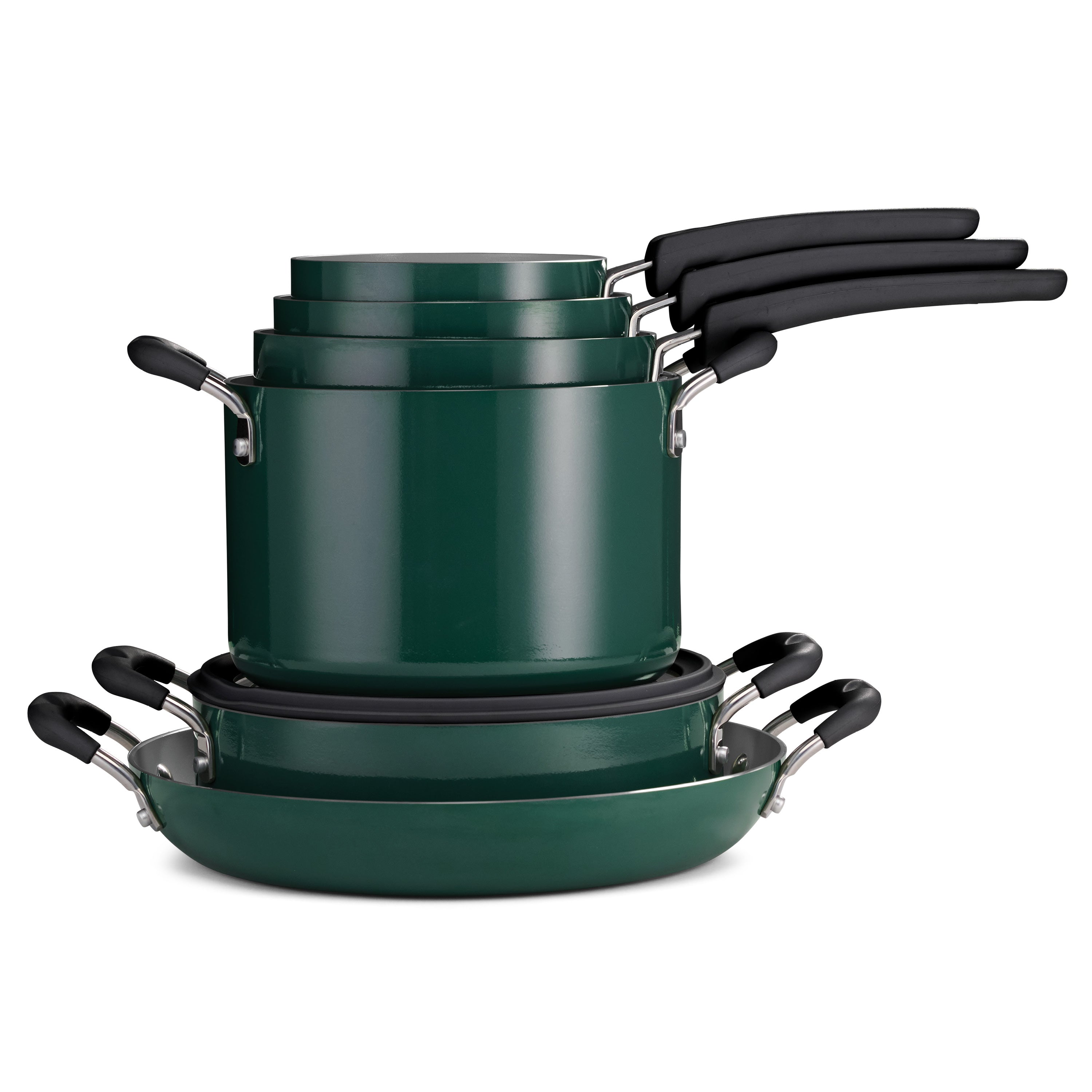 Tramontina Nesting Ceramic Nonstick Cookware Set - Thumbnail 2