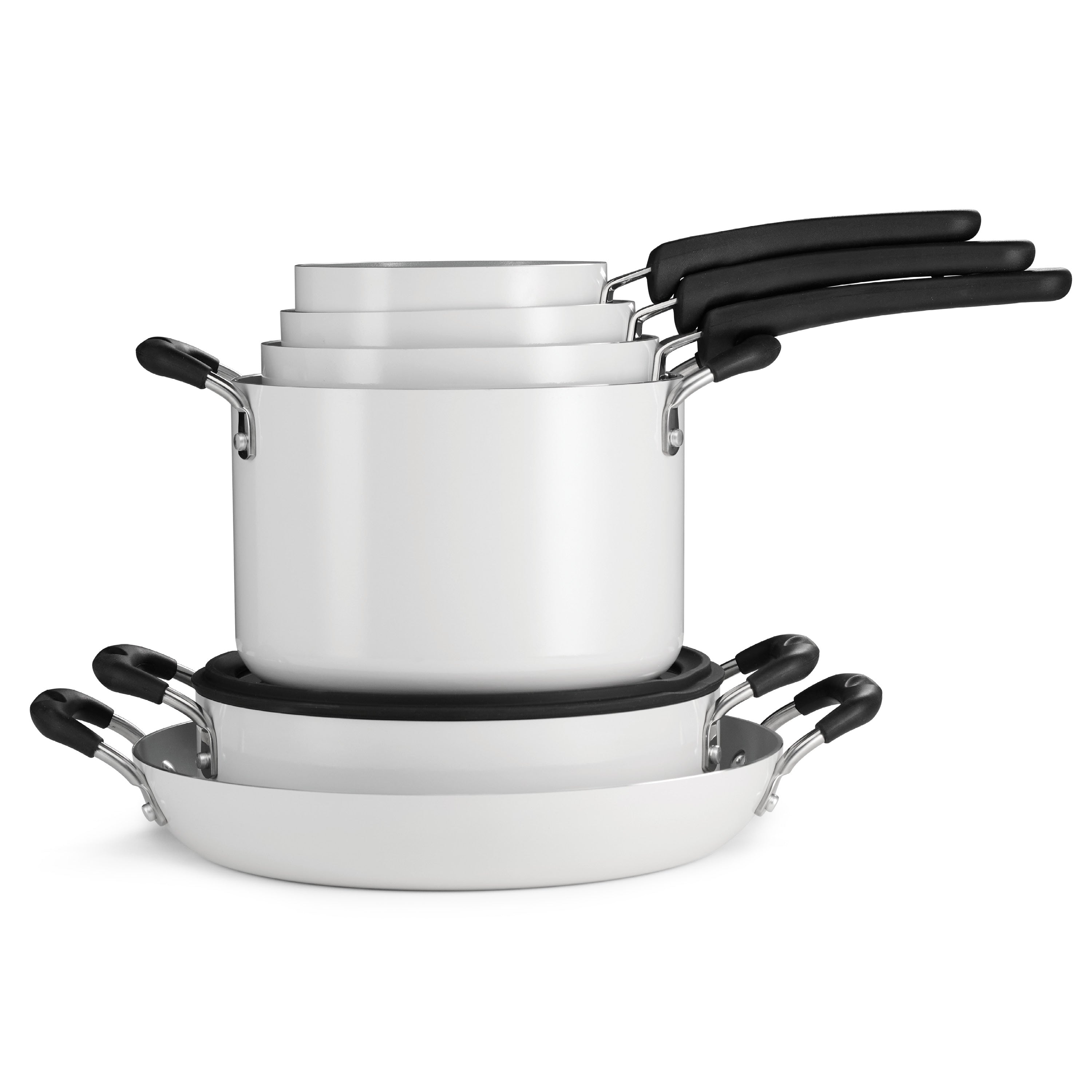 Tramontina Nesting Ceramic Nonstick Cookware Set