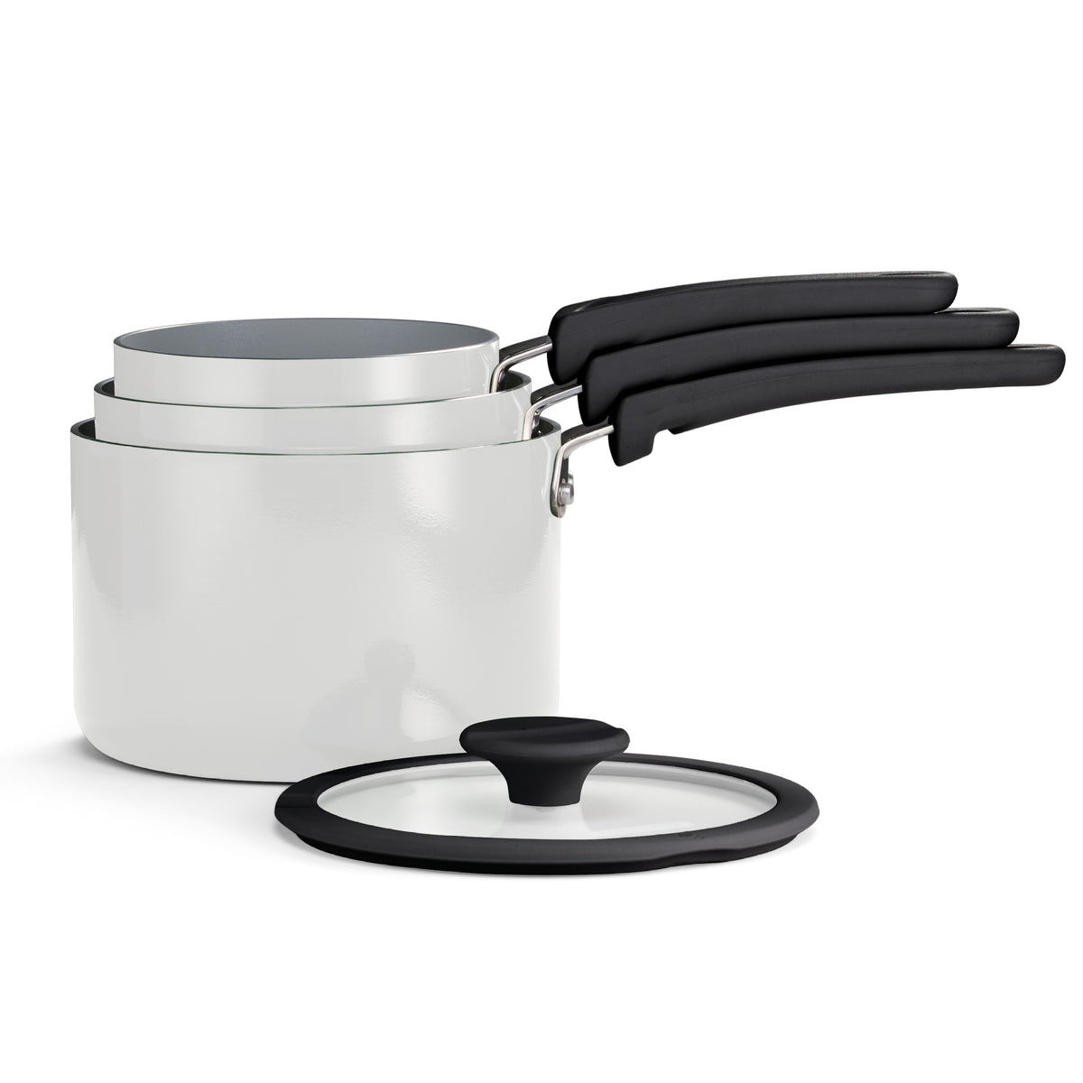 Stackable Nesting Cookware Nesting 6 Piece Ceramic Nonstick Cookware Set – Tramontina USA