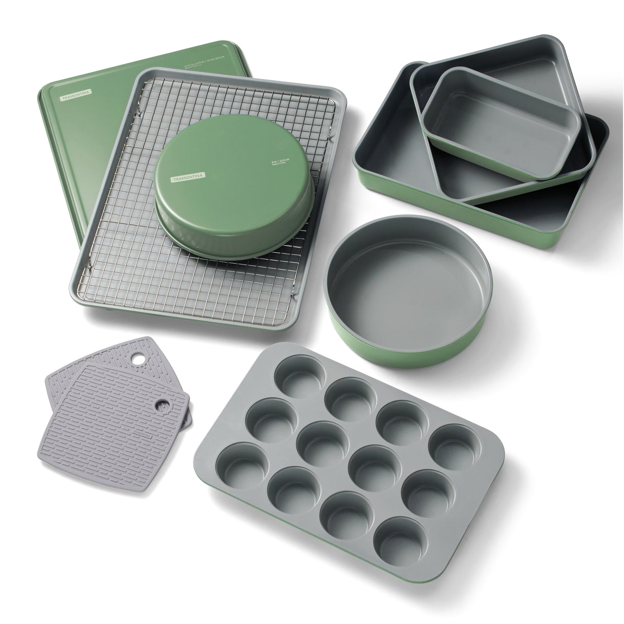 9 Piece Ceramic Nonstick Bakeware Set