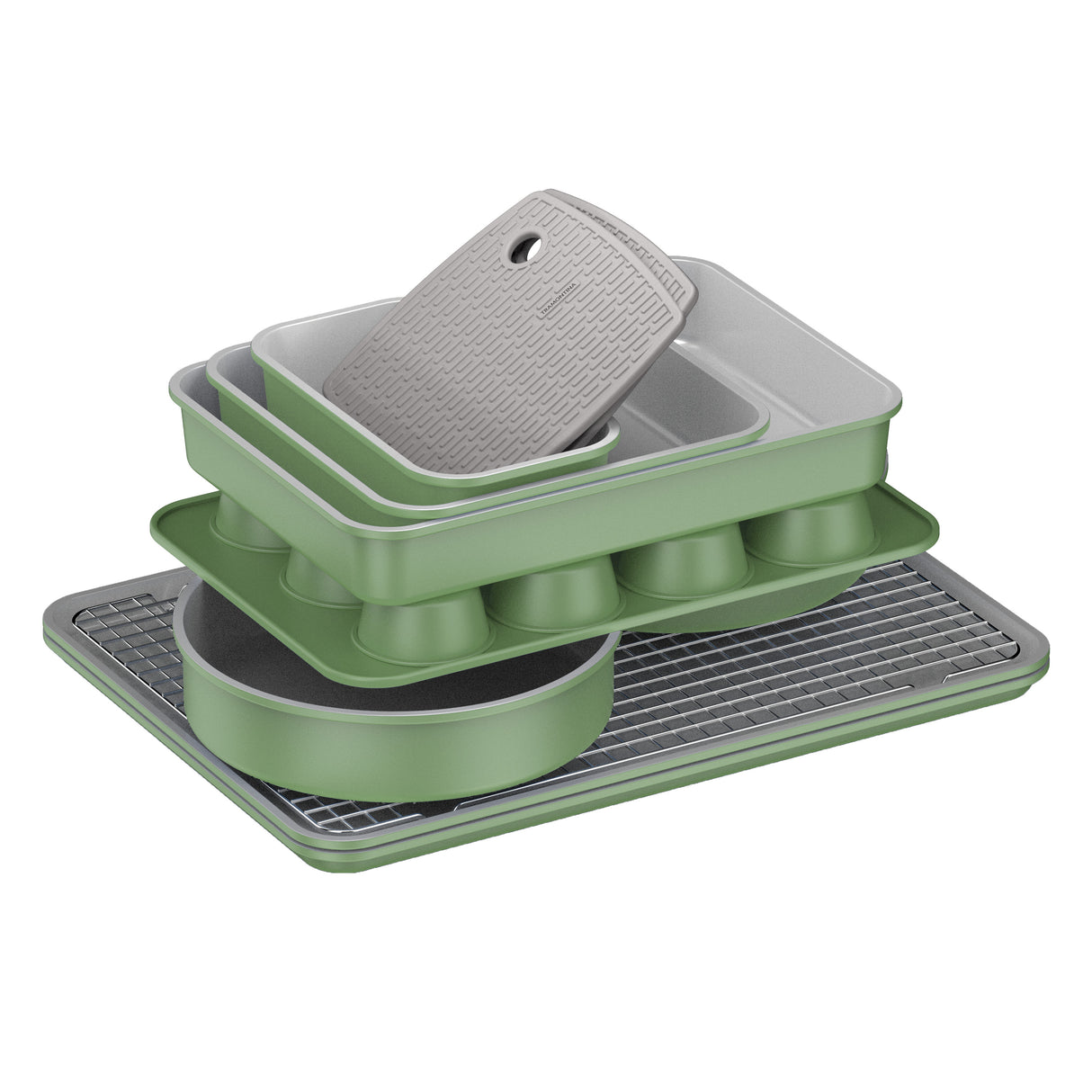 9 Piece Ceramic Nonstick Bakeware Set