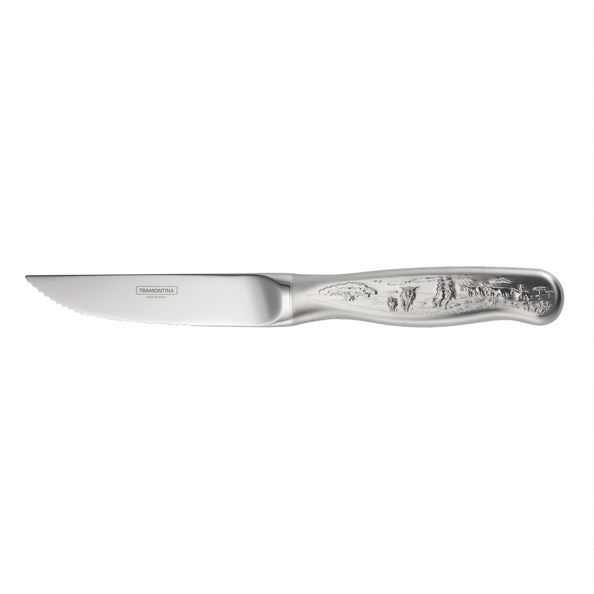 Churrasco BBQ 8 Piece Forged Embossed Steak Knife and Fork Set