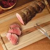 2 Piece Teak Wood Cutting Board Set