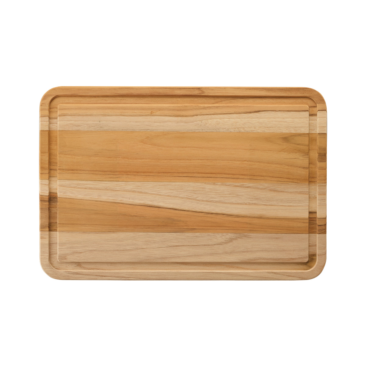 2 Piece Teak Wood Cutting Board Set