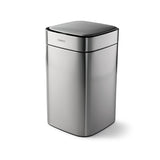 3.17 Gallon Stainless Steel Square Sensor Bin with SS Capped Lid