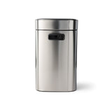 3.17 Gallon Stainless Steel Square Sensor Bin with SS Capped Lid