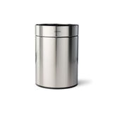 2.38 Gallon Stainless Steel Round Open Top Bin