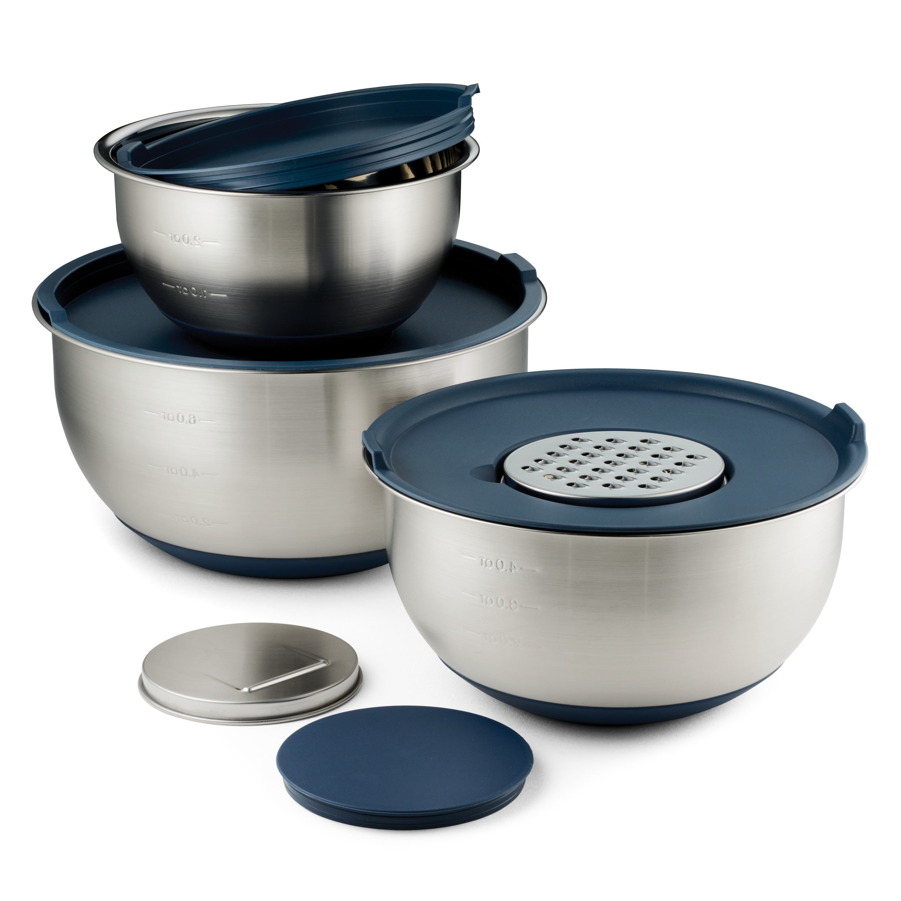 Tramontina Mixing Bowl & Grater Set - Thumbnail 4