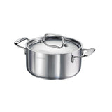 Utsava Tri-Ply Clad Covered Casserole with Ceramic Interior