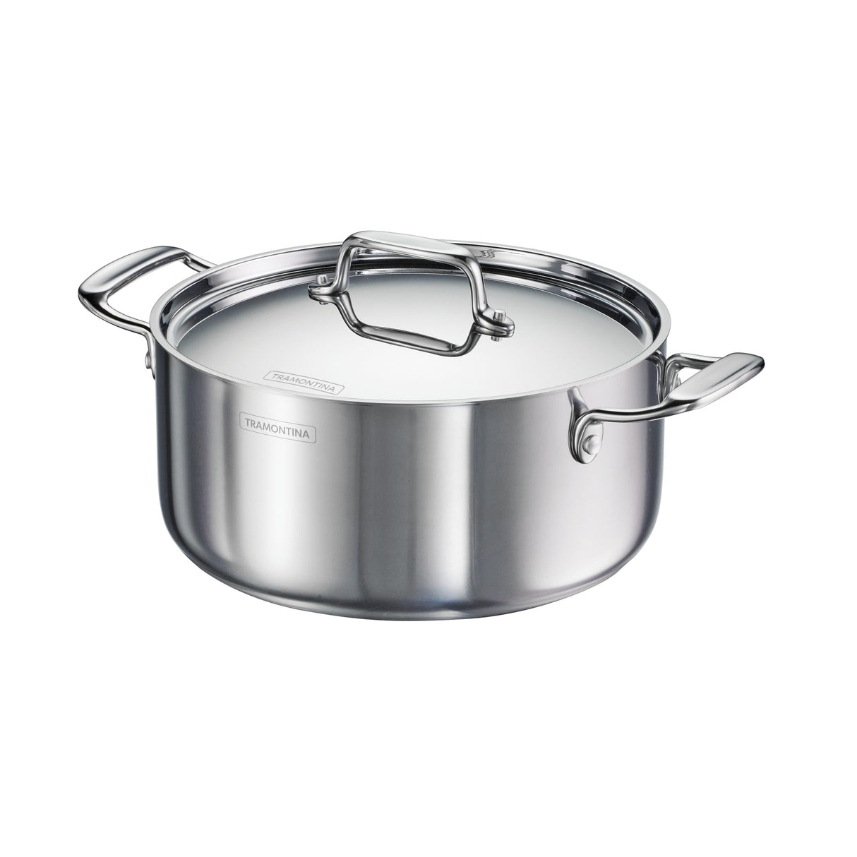 Utsava Tri-Ply Clad Covered Casserole with Ceramic Interior