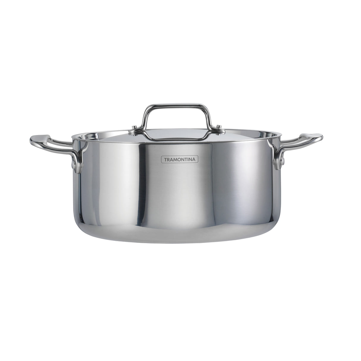 Utsava Tri-Ply Clad Covered Casserole with Ceramic Interior