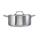 Utsava Tri-Ply Clad Covered Casserole with Ceramic Interior