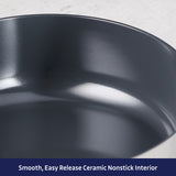 Utsava Tri-Ply Clad Covered Casserole with Ceramic Interior