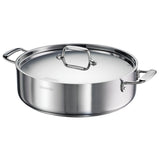 Utsava Tri-Ply Clad Covered Casserole with Ceramic Interior
