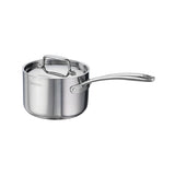 Utsava Tri-Ply Clad 2.2 Qt Covered Saucepan with Ceramic Interior