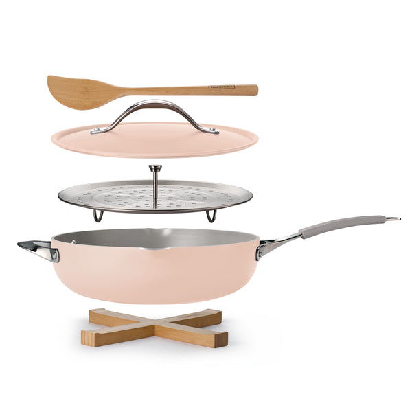 All in One Plus Pan, 5 Quart Ceramic Non Stick – Tramontina USA