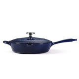 Bestow 10 Inch Enameled Cast-Iron  Covered Skillet