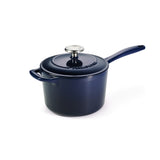 Bestow 2.5 Quart Enameled Cast-Iron  Covered Sauce Pan