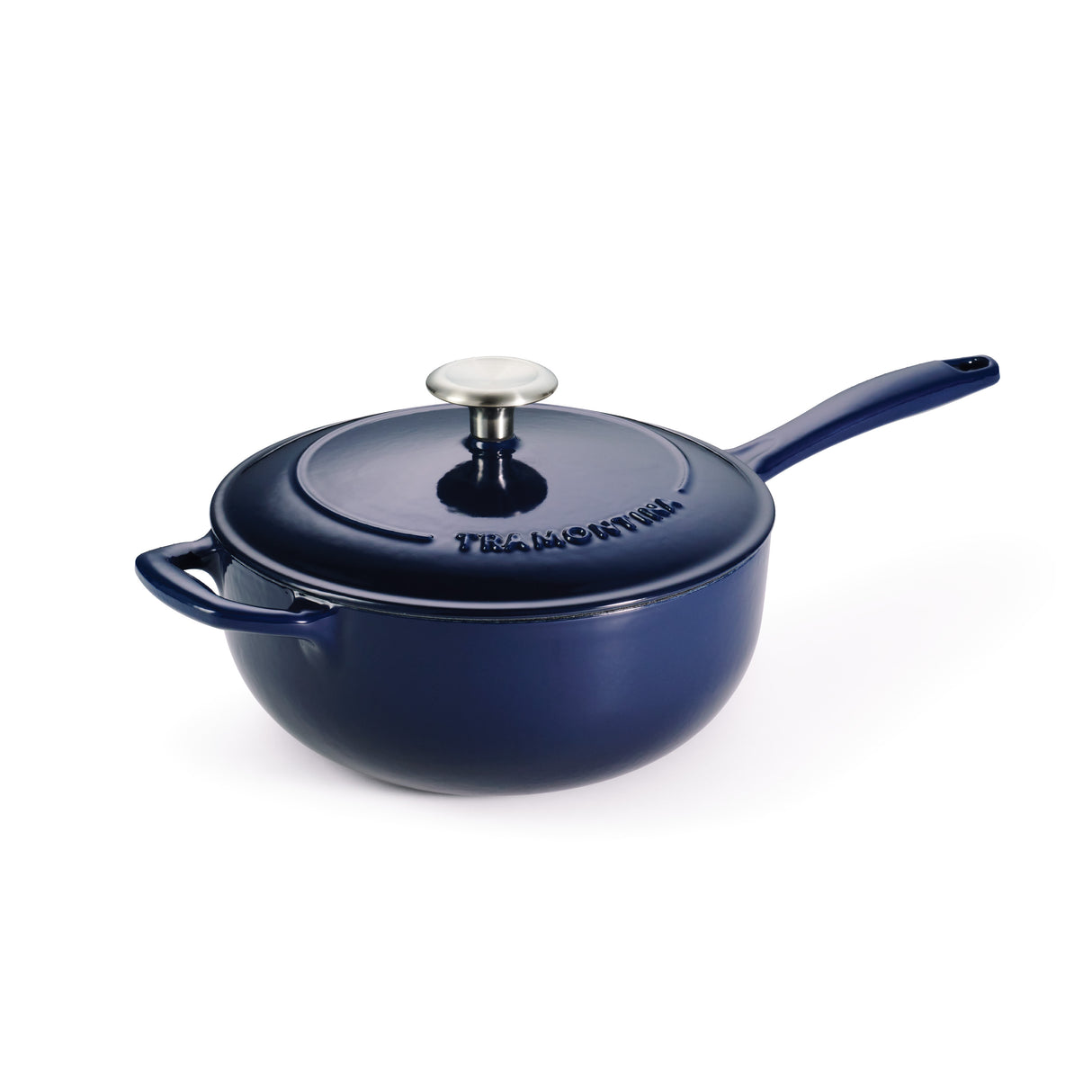 Bestow 3 Quart Enameled Cast-Iron  Covered Saucier