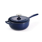 Bestow 3 Quart Enameled Cast-Iron  Covered Saucier