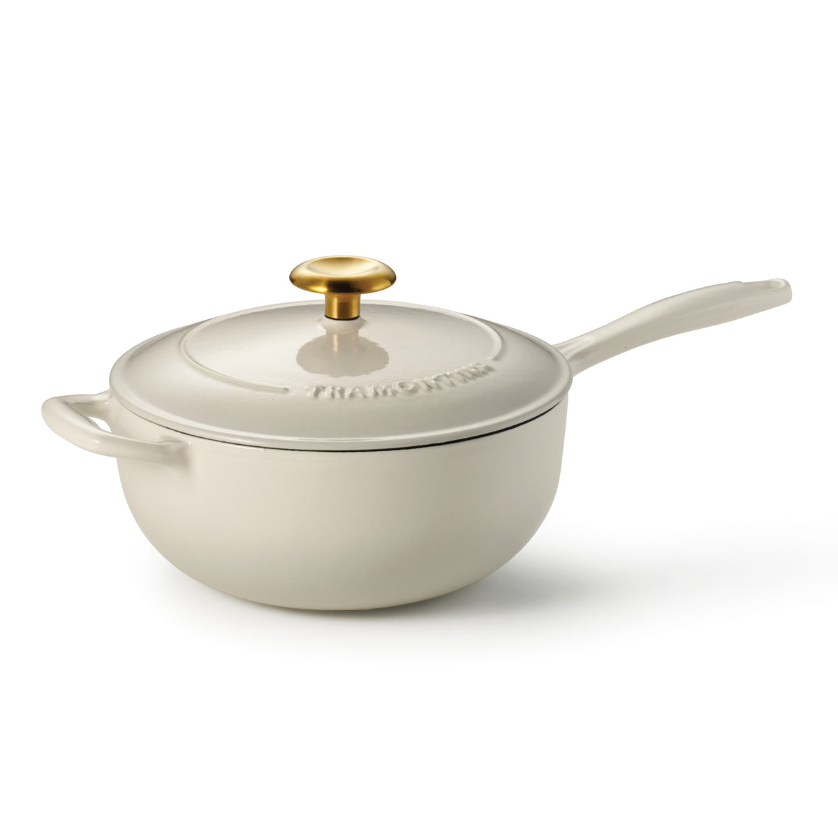Tramontina - Gourmet Enameled Cast Iron 3-Quart Covered Saucier