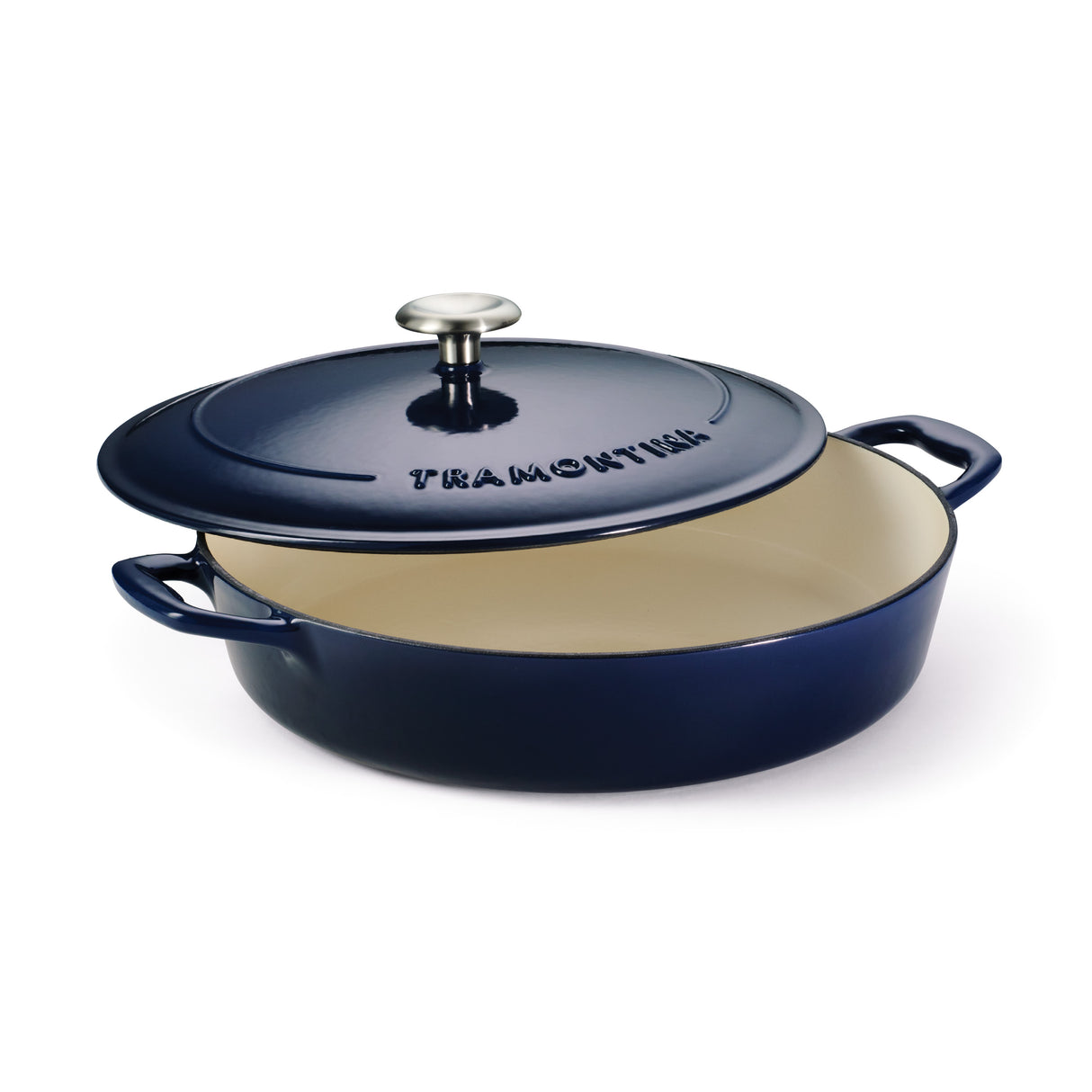Bestow 4 Quart Enameled Cast-Iron Covered Braiser