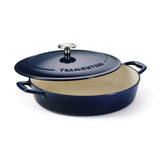 Bestow 4 Quart Enameled Cast-Iron Covered Braiser
