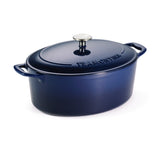 Bestow 7 Quart Enameled Cast-Iron Oval Dutch Oven