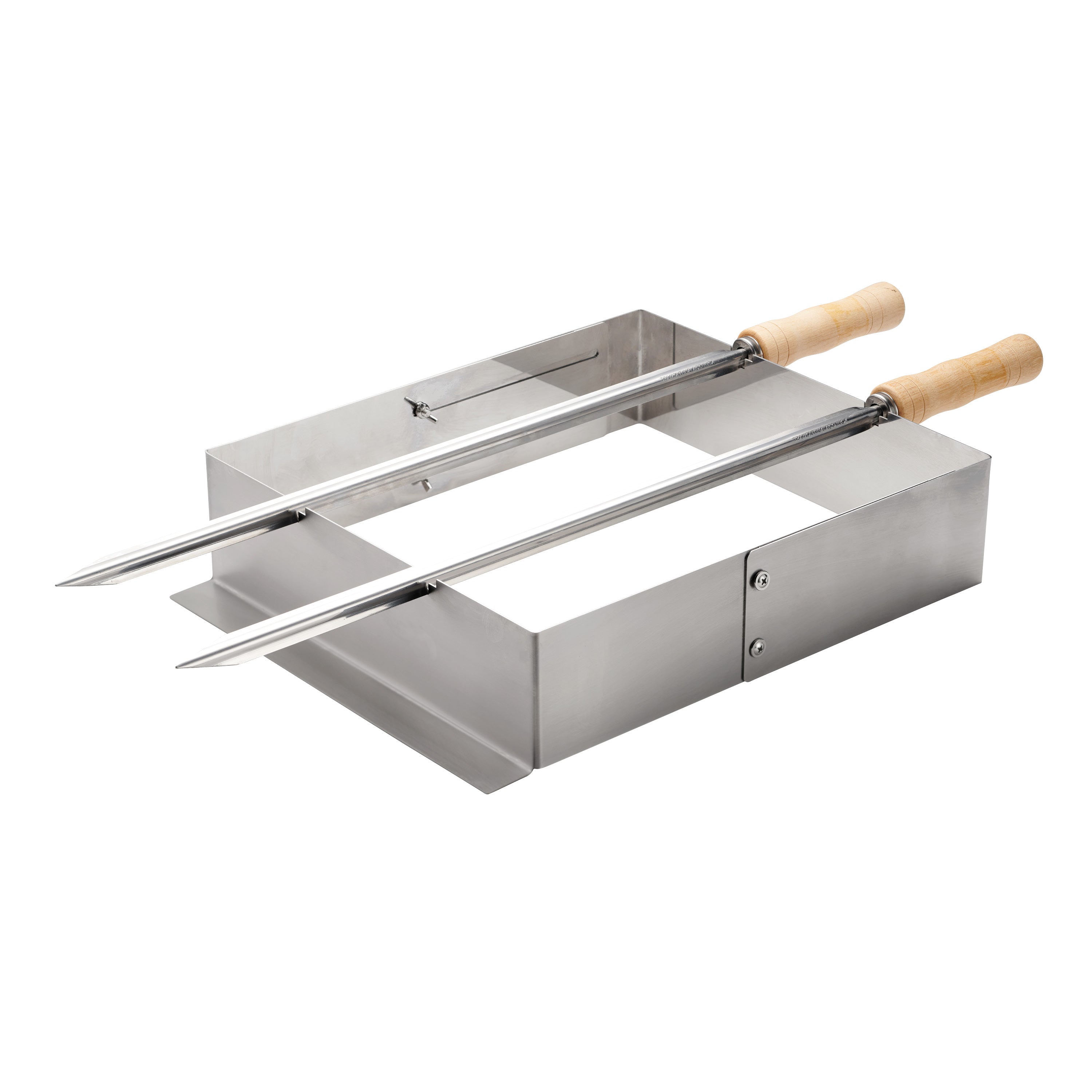 Churrasco BBQ Stainless Steel Skewer and Grill Rack Set