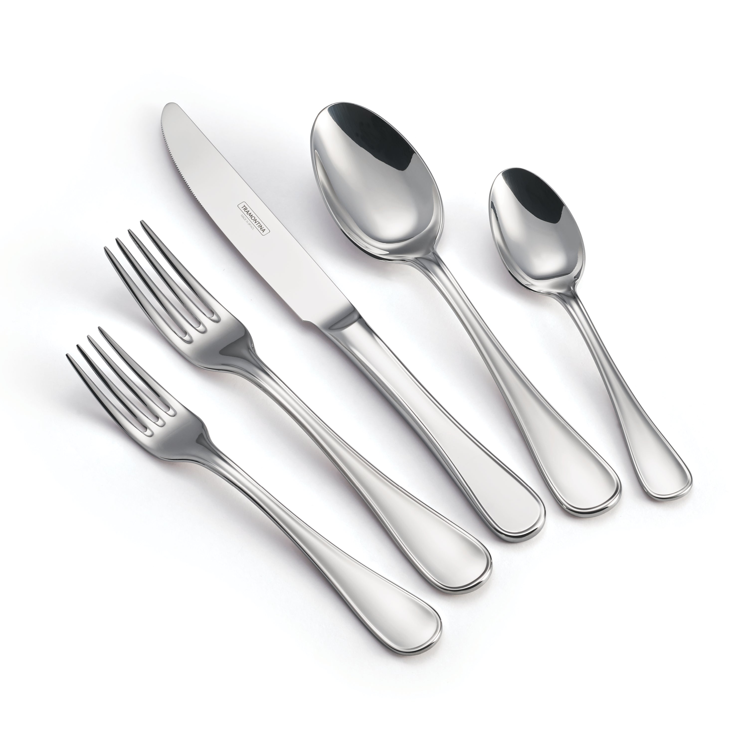 Firenze 18/10 Stainless Steel 20 Piece Flatware Set – Tramontina USA