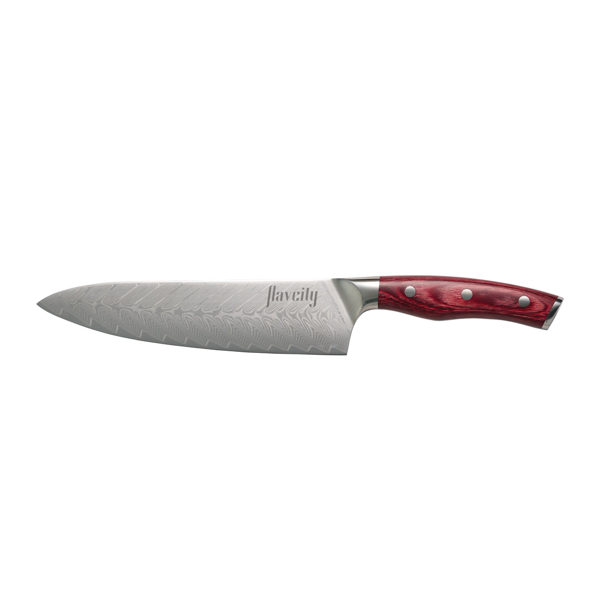 FlavCity 8 Inch Damascus Chef's Knife