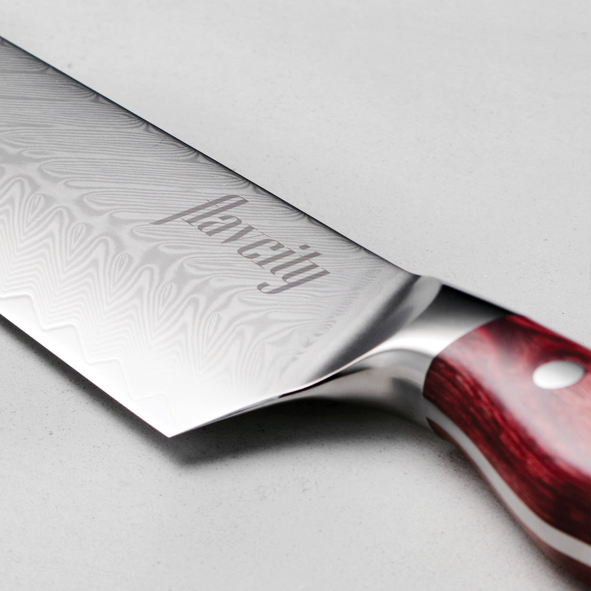 FlavCity 8 Inch Damascus Chef's Knife
