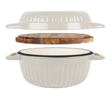 3-in-1 Enameled Cast Iron Multi-Oven with Trivet