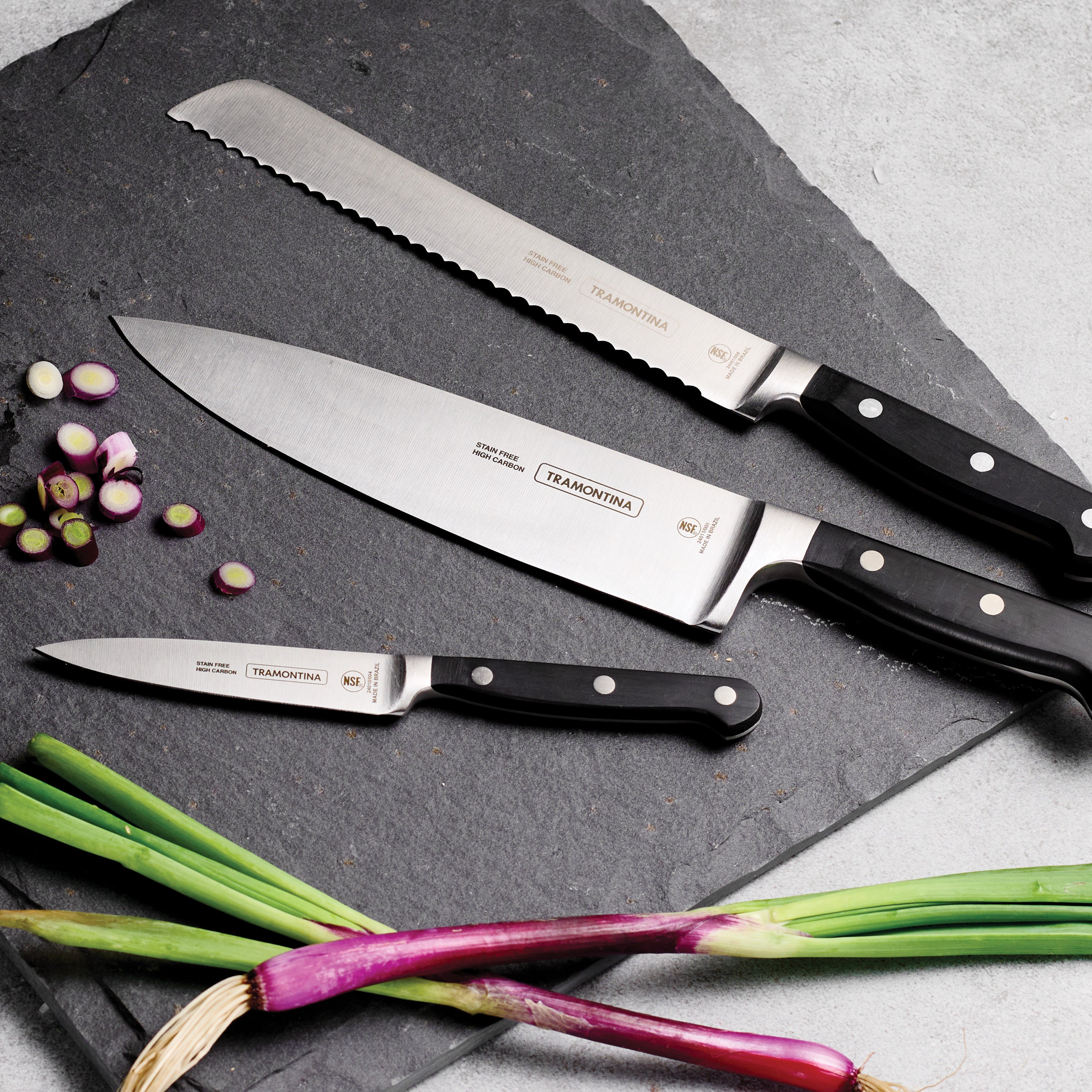 TRAMONTINA x MERCEDES-BENZ ナイフセット Professional 3 Piece Forged Essential Knife Set – Tramontina USA