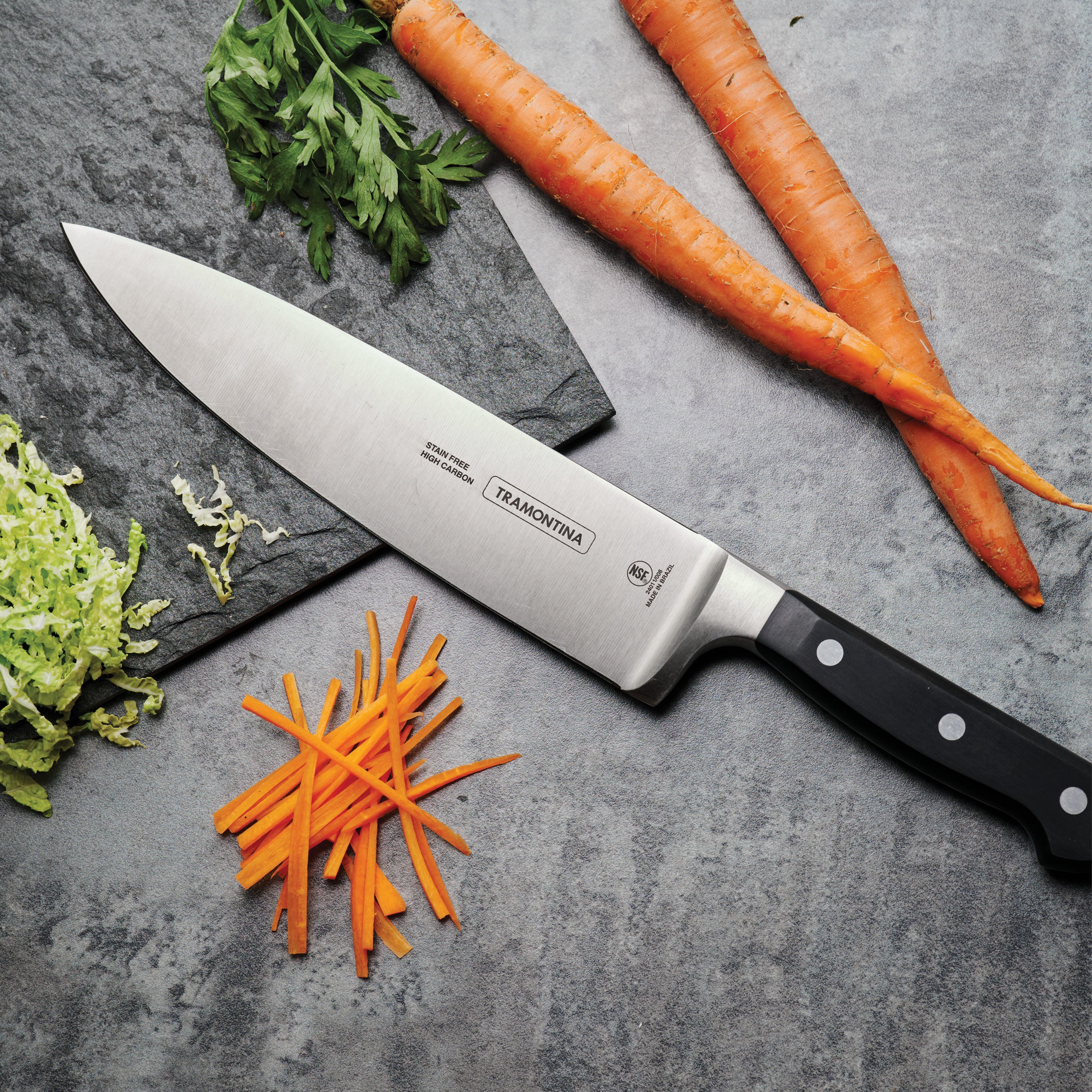 Professional 3 Piece Forged Precision Knife Set – Tramontina USA