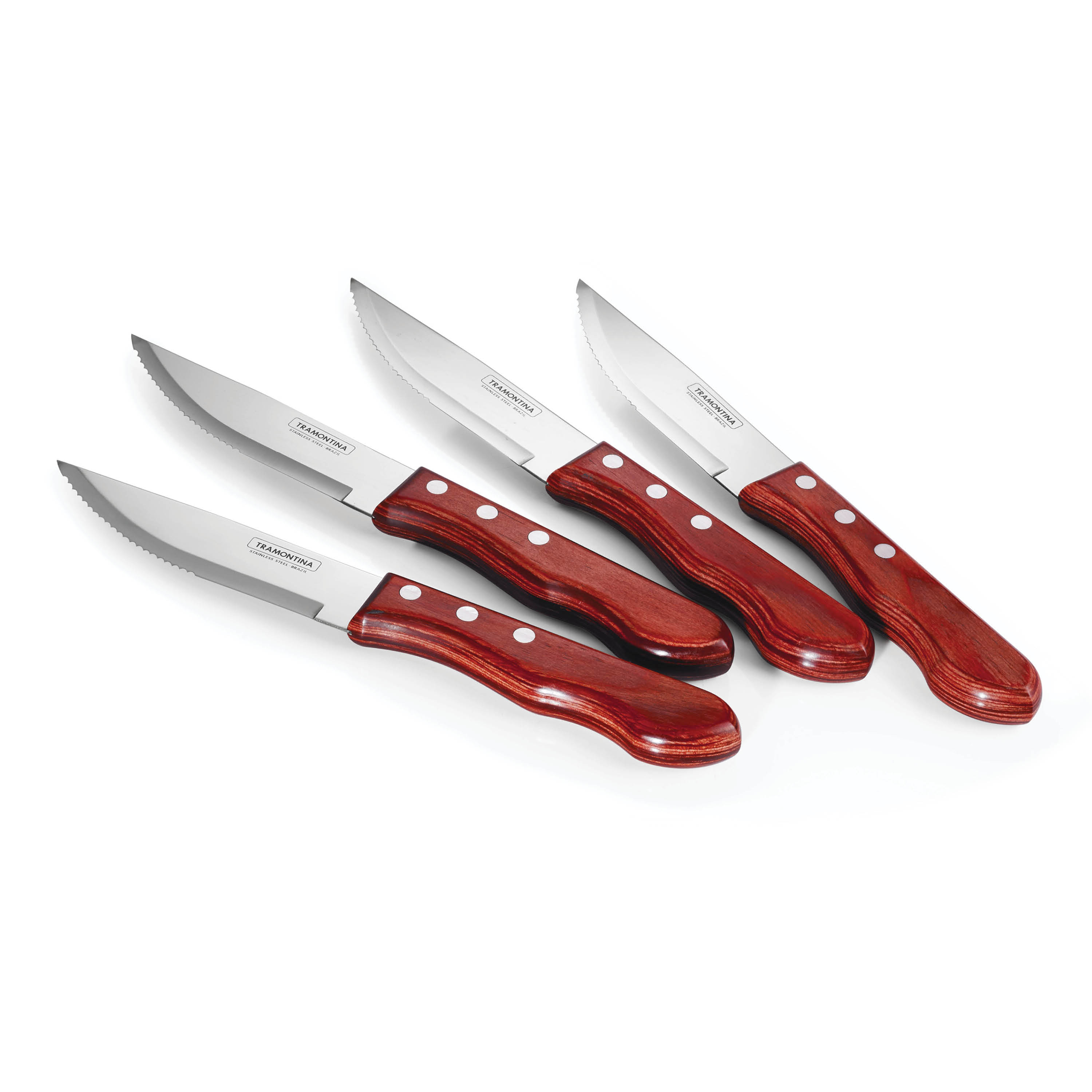 Tenderloin 4点セット　　iitomo56513 Porterhouse 4 Piece Steak Knife Set - Pointed – Tramontina USA
